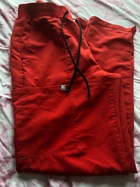 Fabletics Red Women's Drawstring Jumpsuit